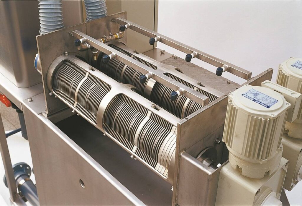 multi disc screw press sludge dewatering